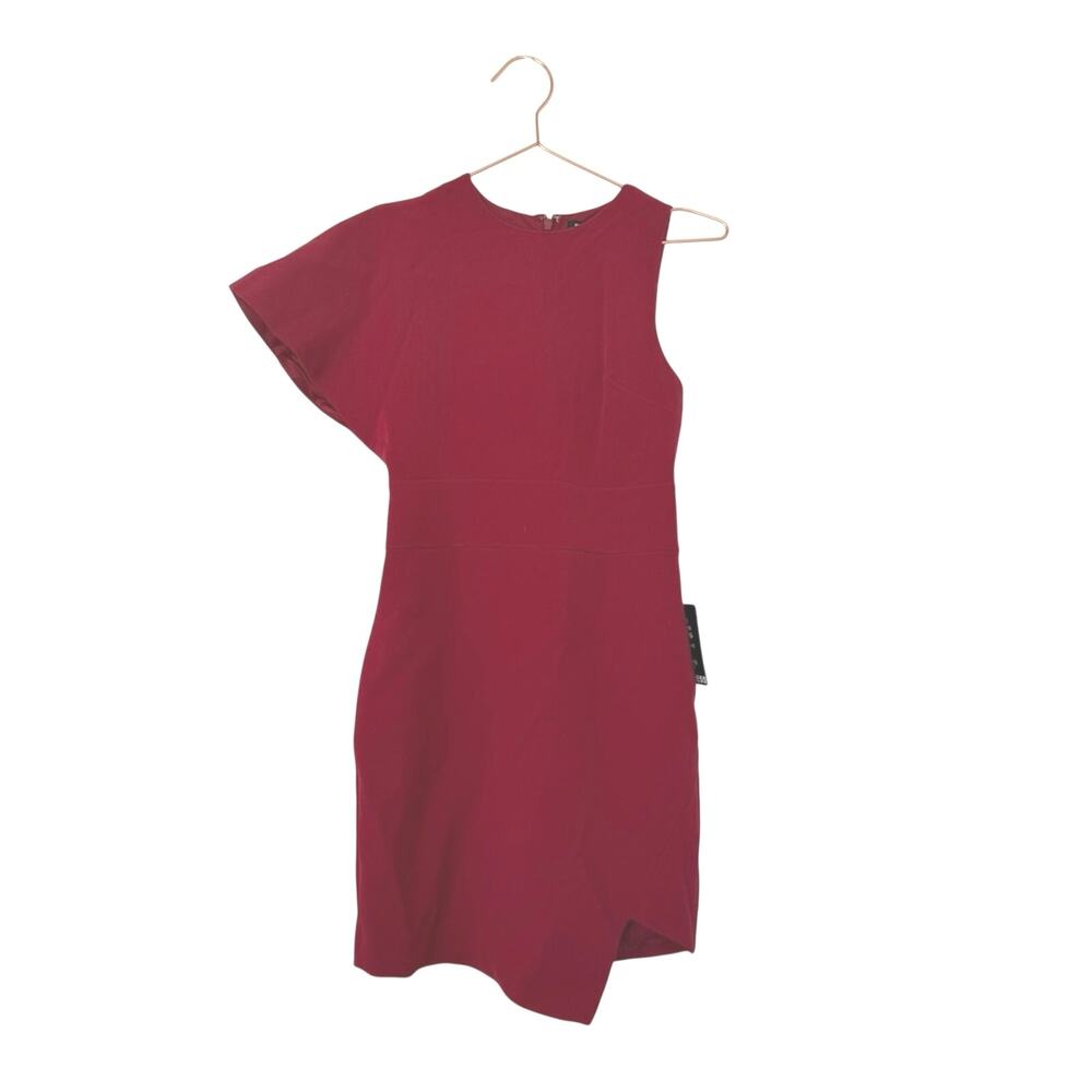 Express One-Shoulder Red Dress size 0 new with tag